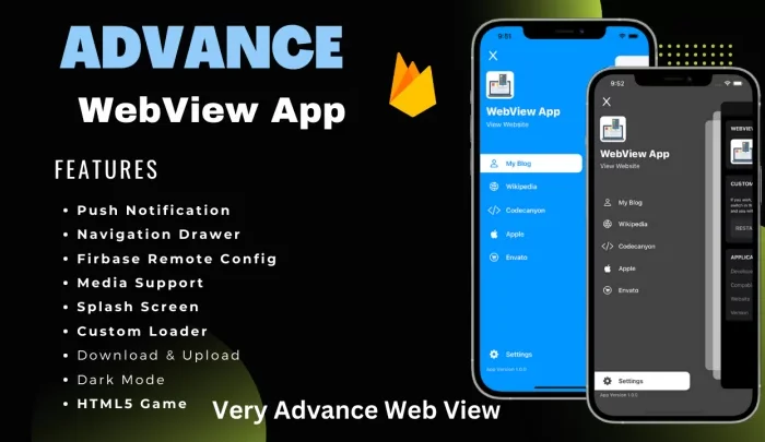 Advance Web View App with All Advance Function Source Code by CodingScript.in
